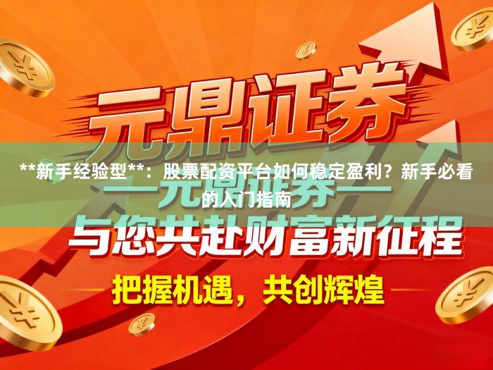 **新手经验型**：股票配资平台如何稳定盈利？新手必看的入门指南